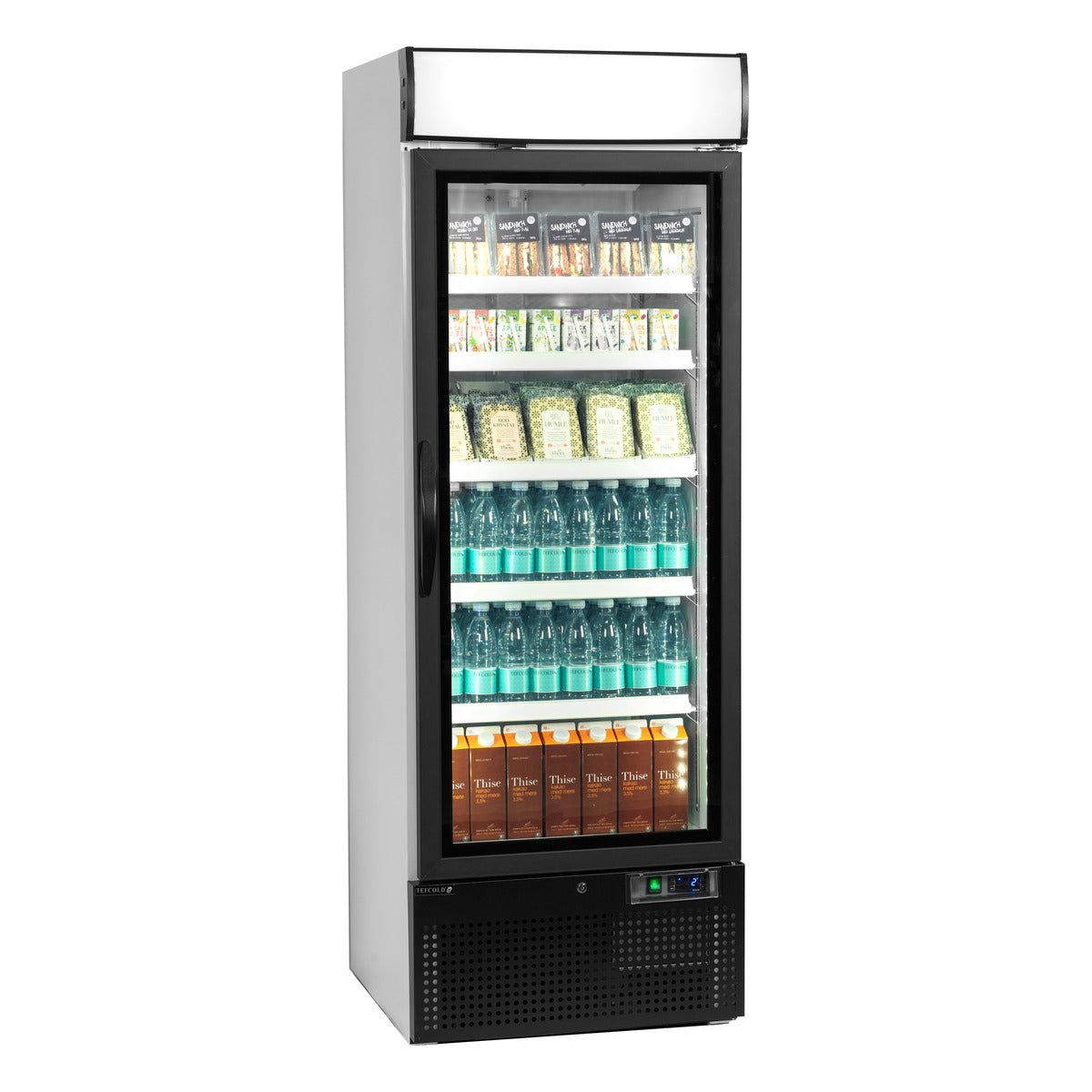 Tefcold NC2500G – produktbilde med innhold