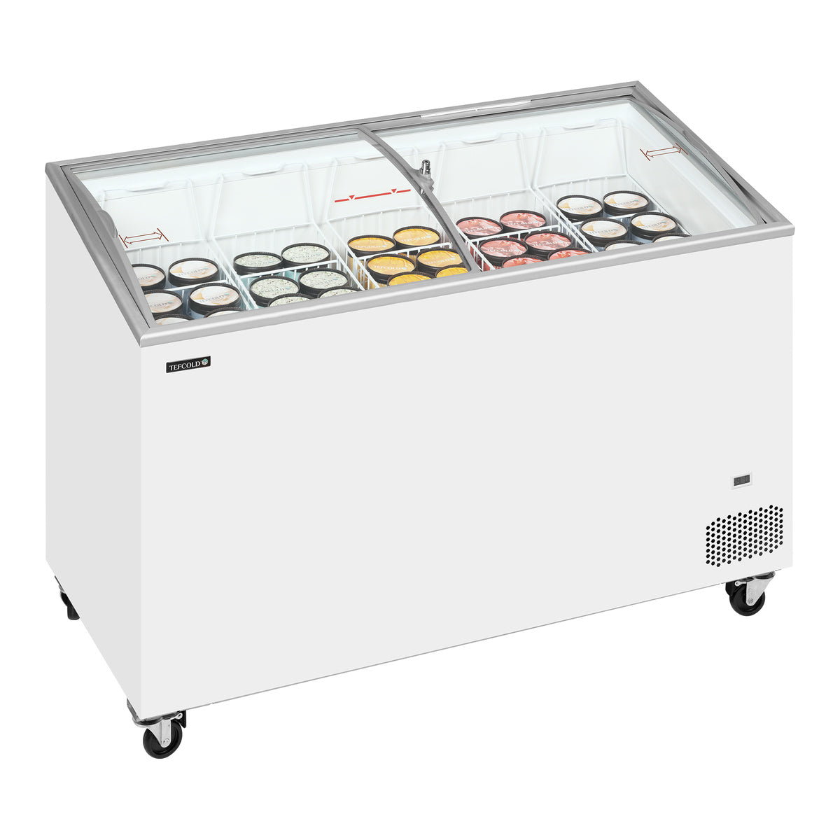 Tefcold IC402SCEB – produktbilde med innhold