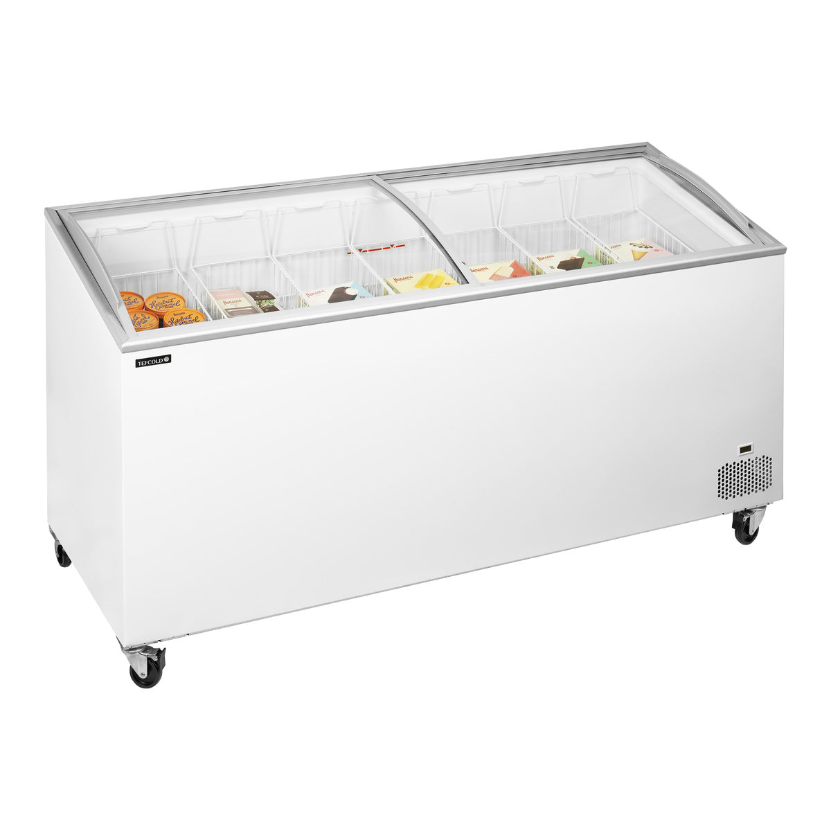Tefcold IC552SCEB – produktbilde med innhold