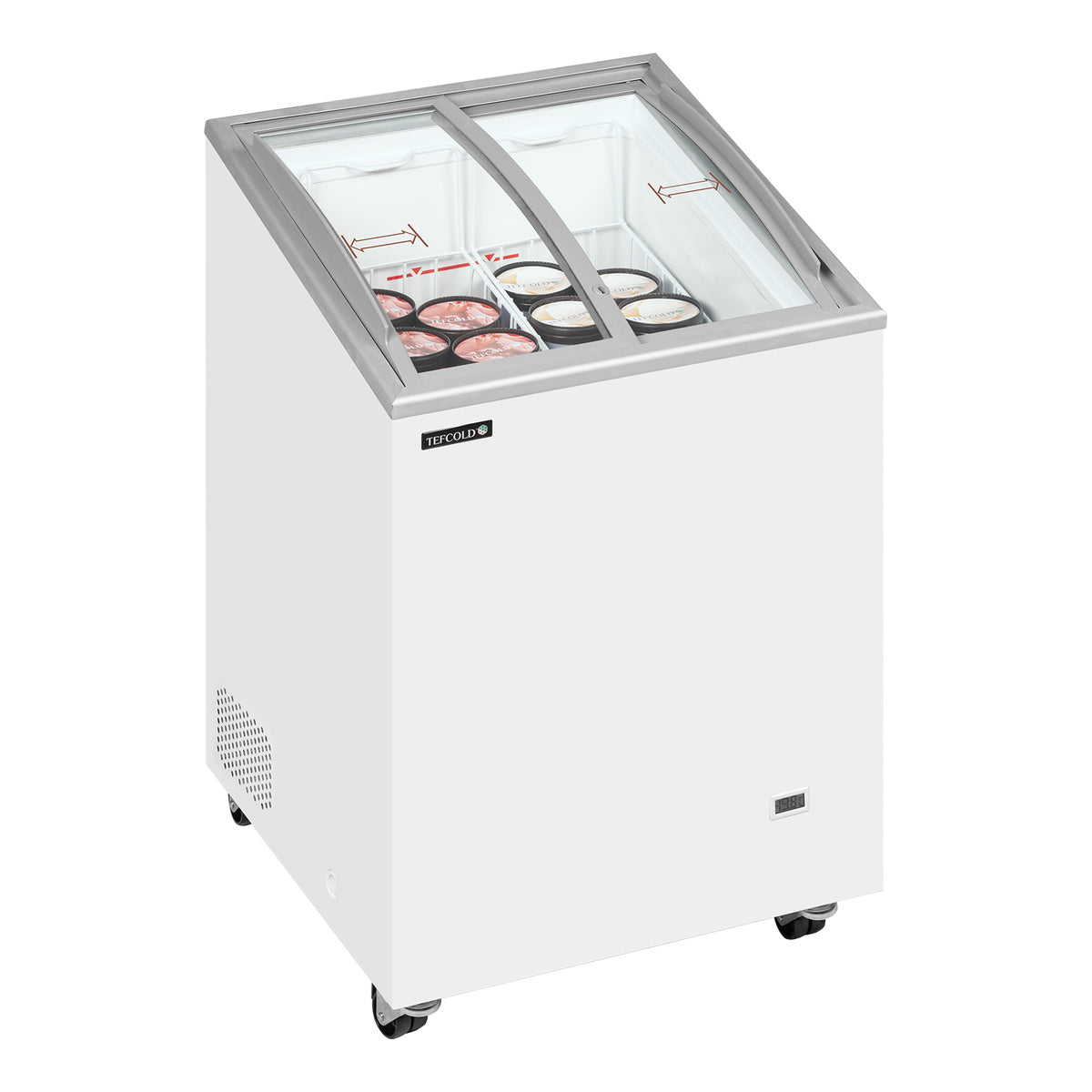 Tefcold IC102SCEB – produktbilde med innhold