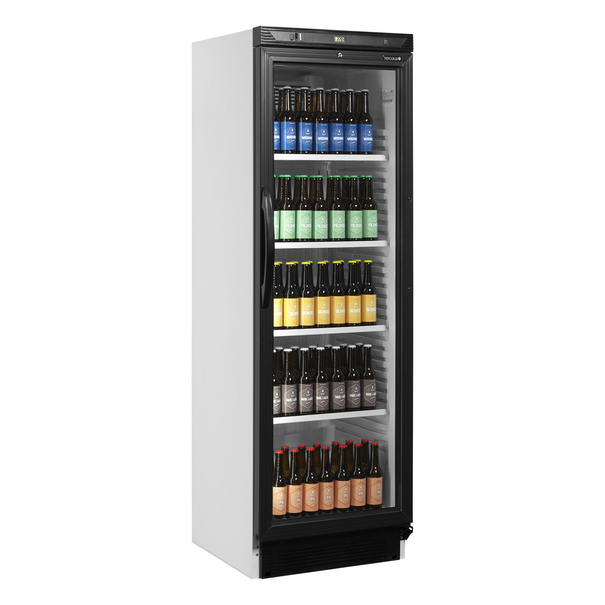 Tefcold CEV425 1 LED – produktbilde med innhold