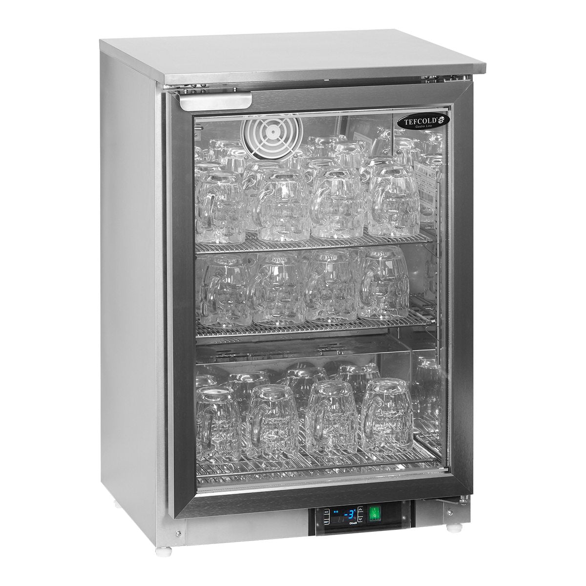 Tefcold GF200VSG – produktbilde med innhold