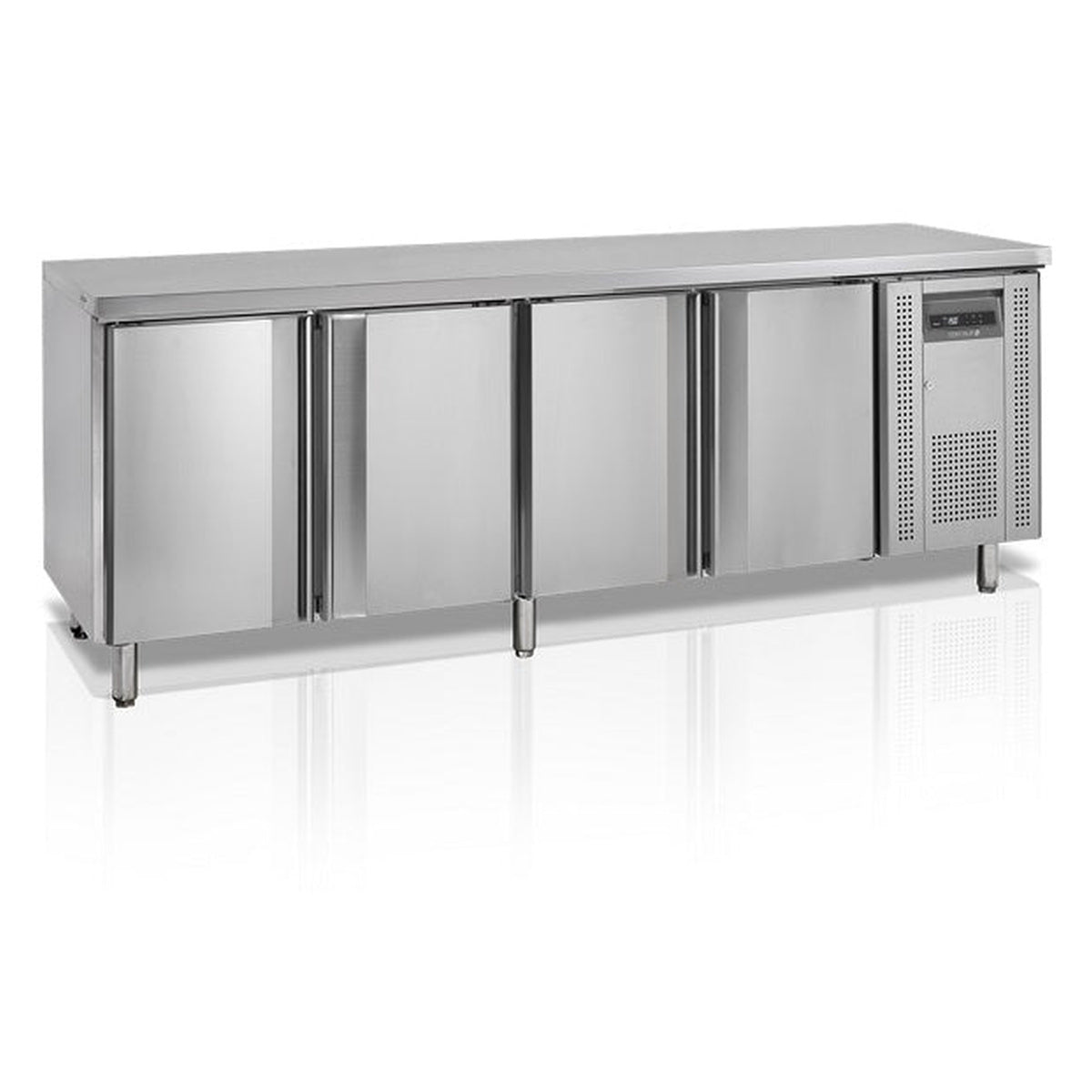 Kjølebenk Tefcold SK6410 – for snacks, ventilert kjøling, rustfritt stål