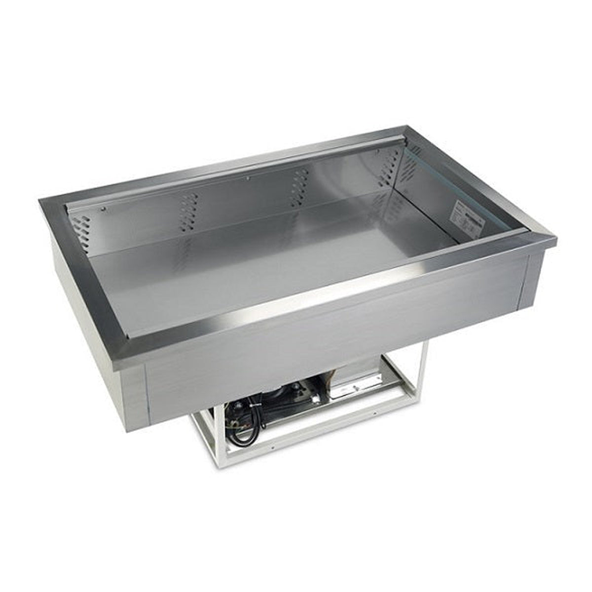 Kjølebrønn GN1/1 Tefcold CW3/V – ventilert kjøling, rustfritt stål